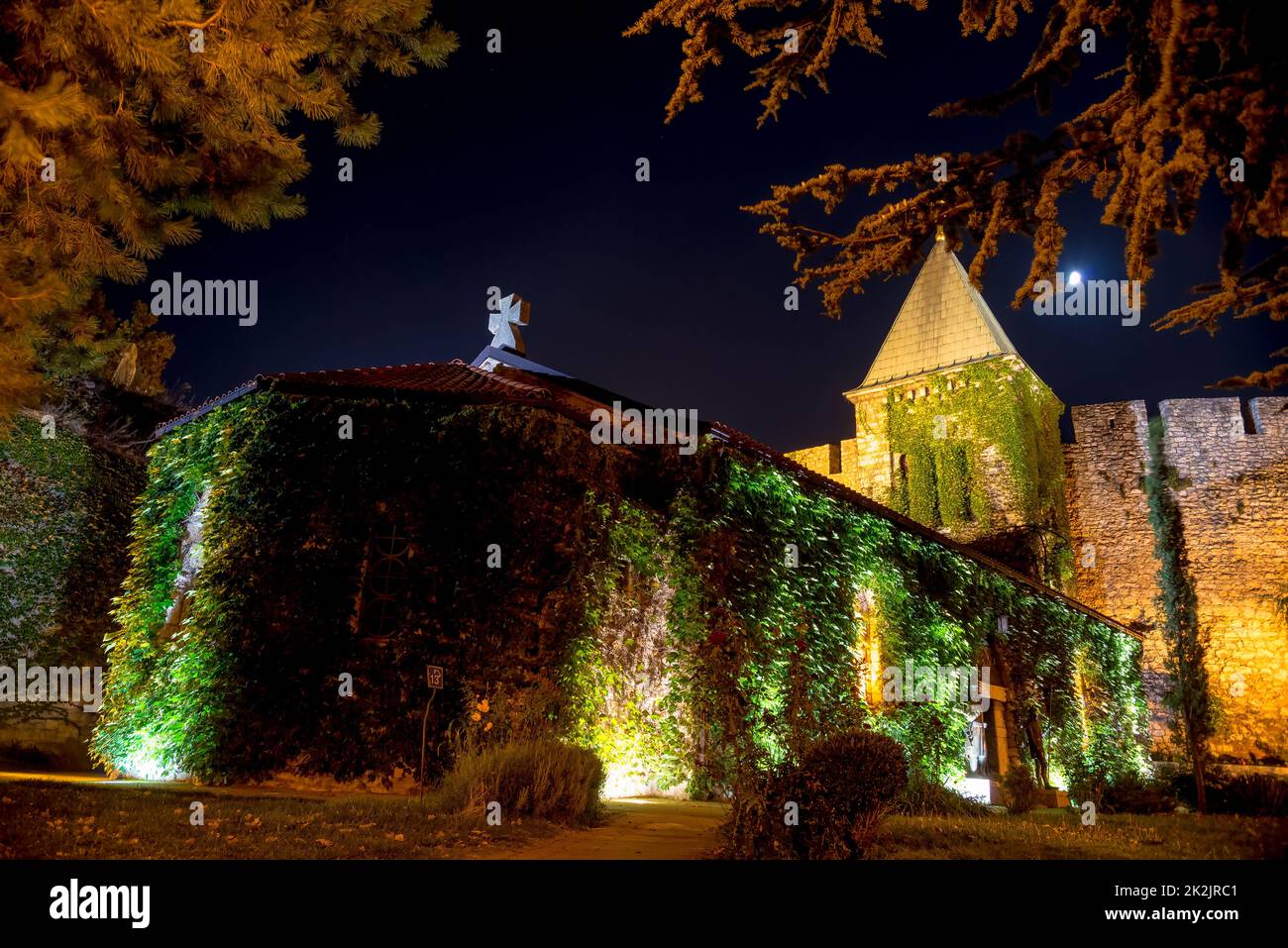 Ruzica Church at Kalemegdan fortress. Belgrade, Serbia Stock Photo