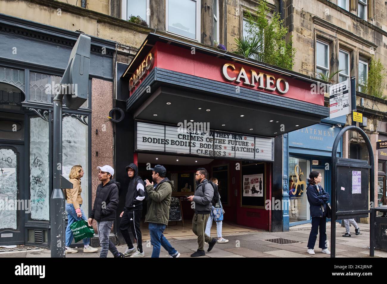 Edinburgh Scotland, UK 22 September 2022. General view of the Cameo cinema Tollcross. credit sst/alamy live news Stock Photo