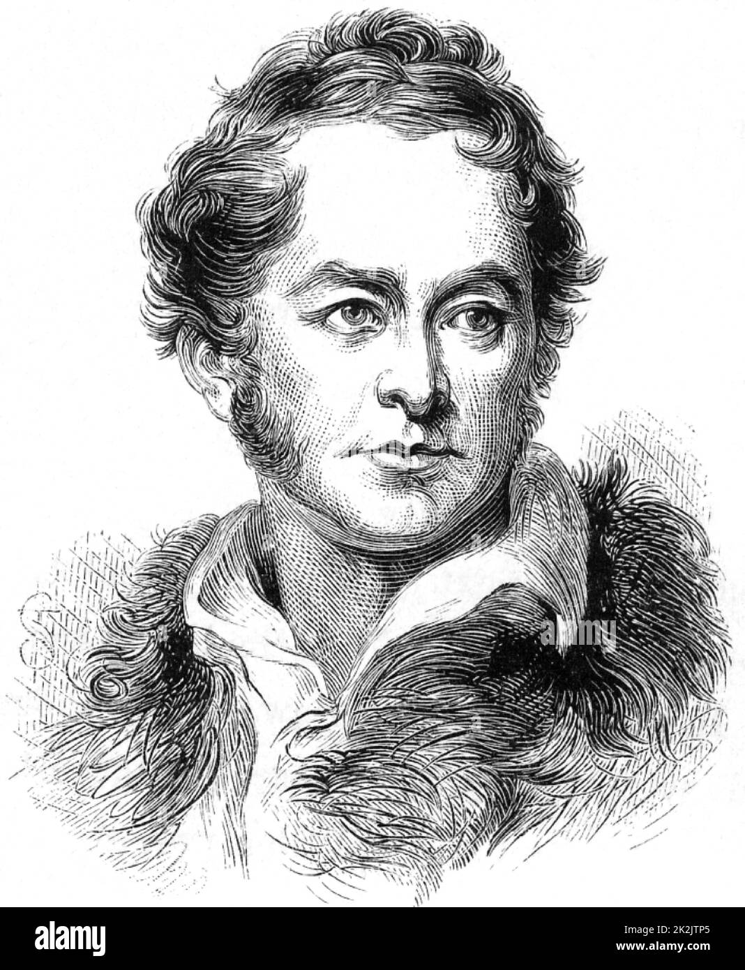 John Macculloch (1773-1835) Scottish geologist, chemist and physician. President of the Royal Geological Society 1816-1817. From 'Life of Sir Roderick I. Murchison' by Archibald Geikie (London, 1875). Engraving. Stock Photo