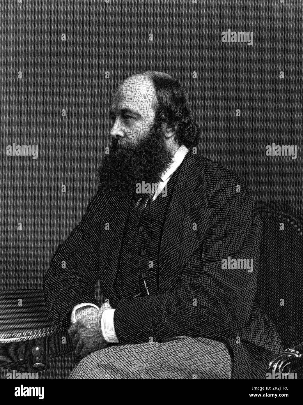 Robert Arthur Talbot Gascoyne Cecil, 3rd Marquis of Salisbury (1830-1903) British Conservative statesman. Prime Minister 1885, 1886, 1895-1902. Engraving c1885. Stock Photo