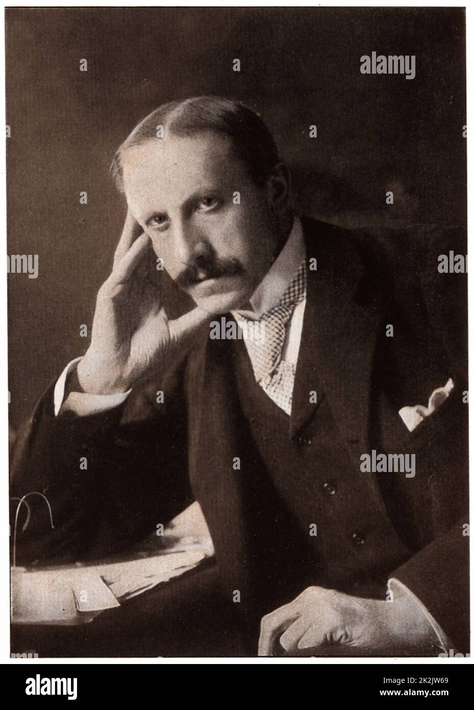 Alfred Milner, lst Viscount Milner (1854-1925) British statesman: high commissioner to South Africa 1897-1905. Stock Photo