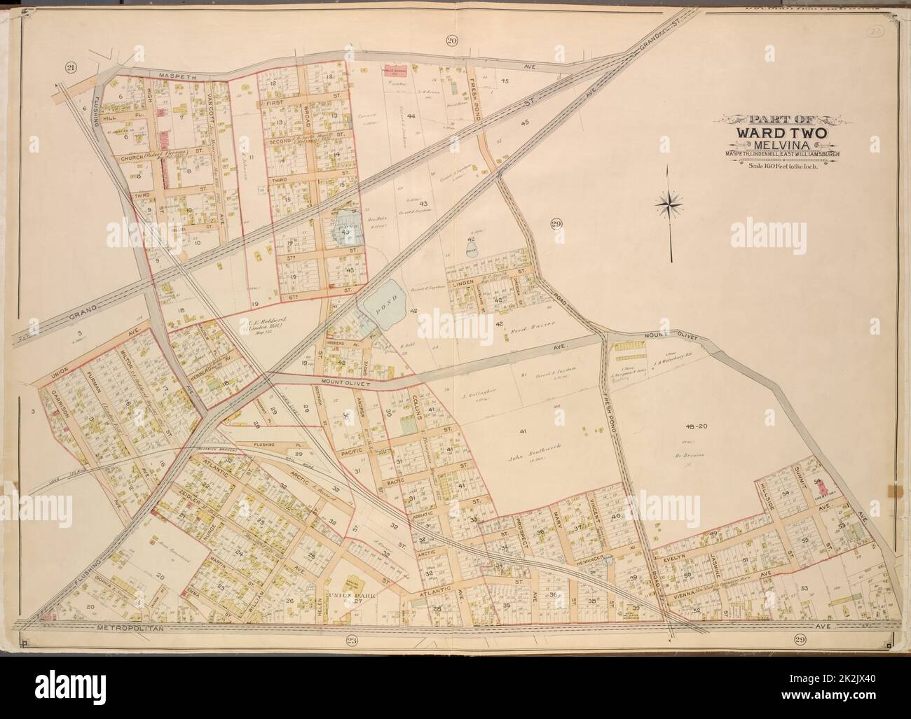 Map of mount olivet hires stock photography and images Alamy