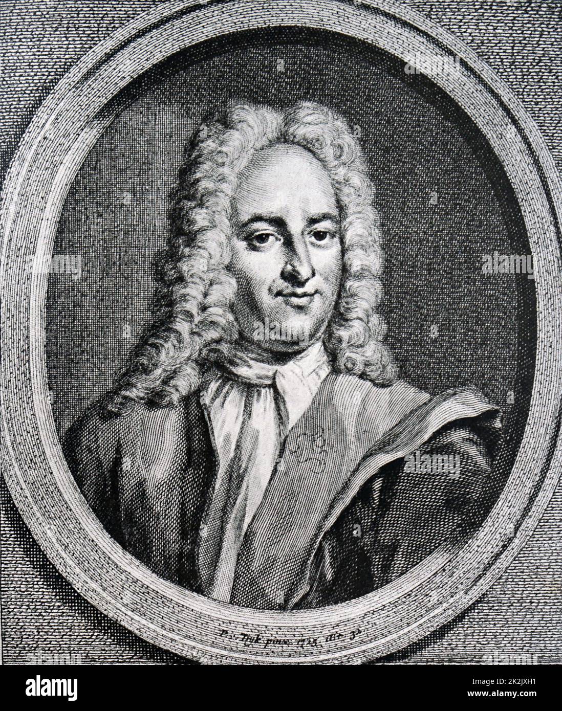 Portrait of Anthonie van der Heim (1693-1746) a Grand Pensionary of Holland. Dated 18th Century Stock Photo