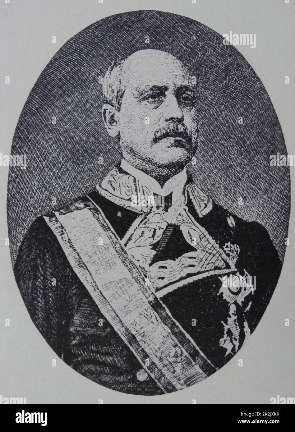 Francisco Serrano Domínguez Cuenca y Pérez de Vargas, 1st Duke of la Torre Grandee of Spain, Count of San Antonio (es: Francisco Serrano y Domínguez, primer duque de la Torre, conde de San Antonio; 17 December 1810 ñ 25 November 1885) was a Spanish marshal and statesman. He was Prime Minister of Spain and regent in 1868-1869. Stock Photo