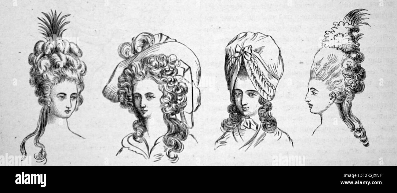 Fashion 18th century hair style hi-res stock photography and images - Alamy