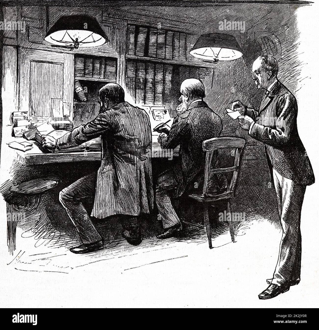 'Trying to decipher addresses on 'Blind' letters at the General Post