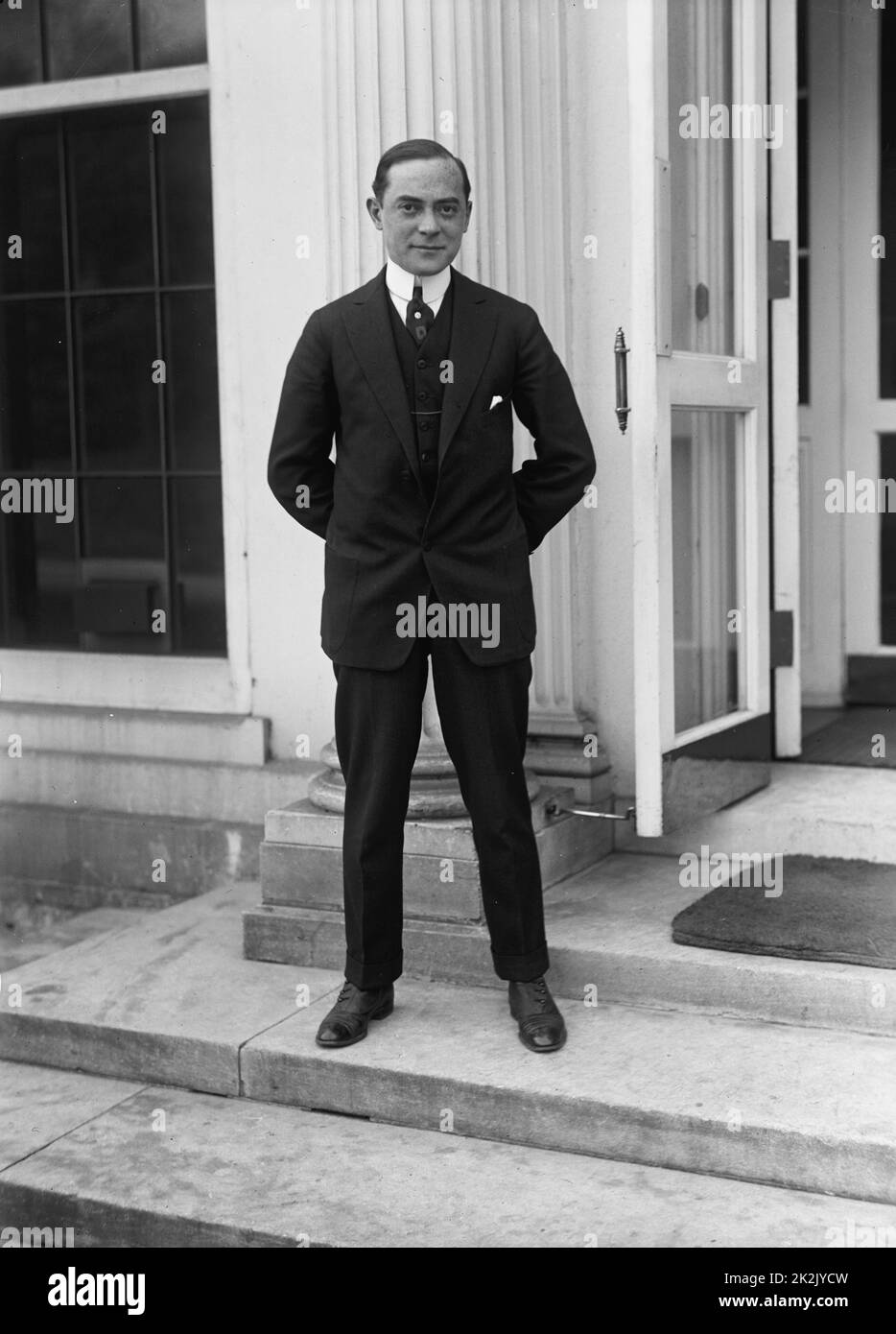 US secret service agent on duty 1914 Stock Photo