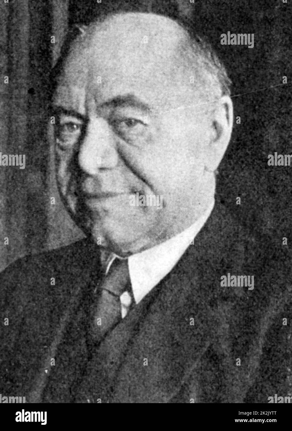 Max Aitken, lst Baron Beaverbrook (1879-1964) Canadian-born British press baron, business tycoon,  and writer. Appointed to wartime Cabinet by Winston Churchill in May 1940 as Minister of Aircraft Production. Stock Photo