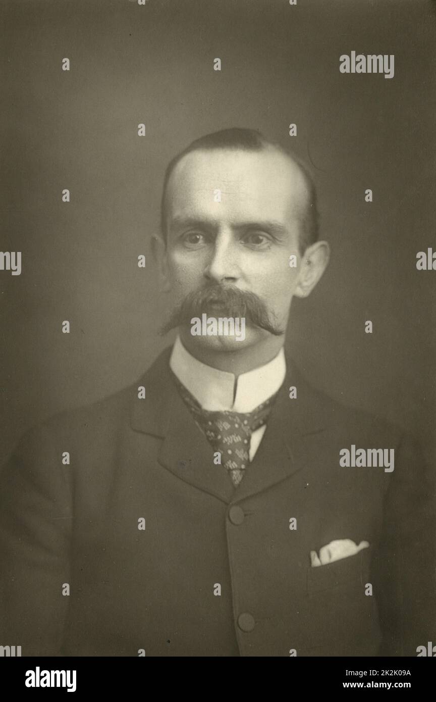 'Frederick John Dealtry Lugard, 1st Baron Lugard (1858-1945) British soldier, explorer and colonial administrator pictured c1890. 14th Governor of Hong Kong 1907-1912,  Governor-General of Nigeria 1913-1912.' Stock Photo