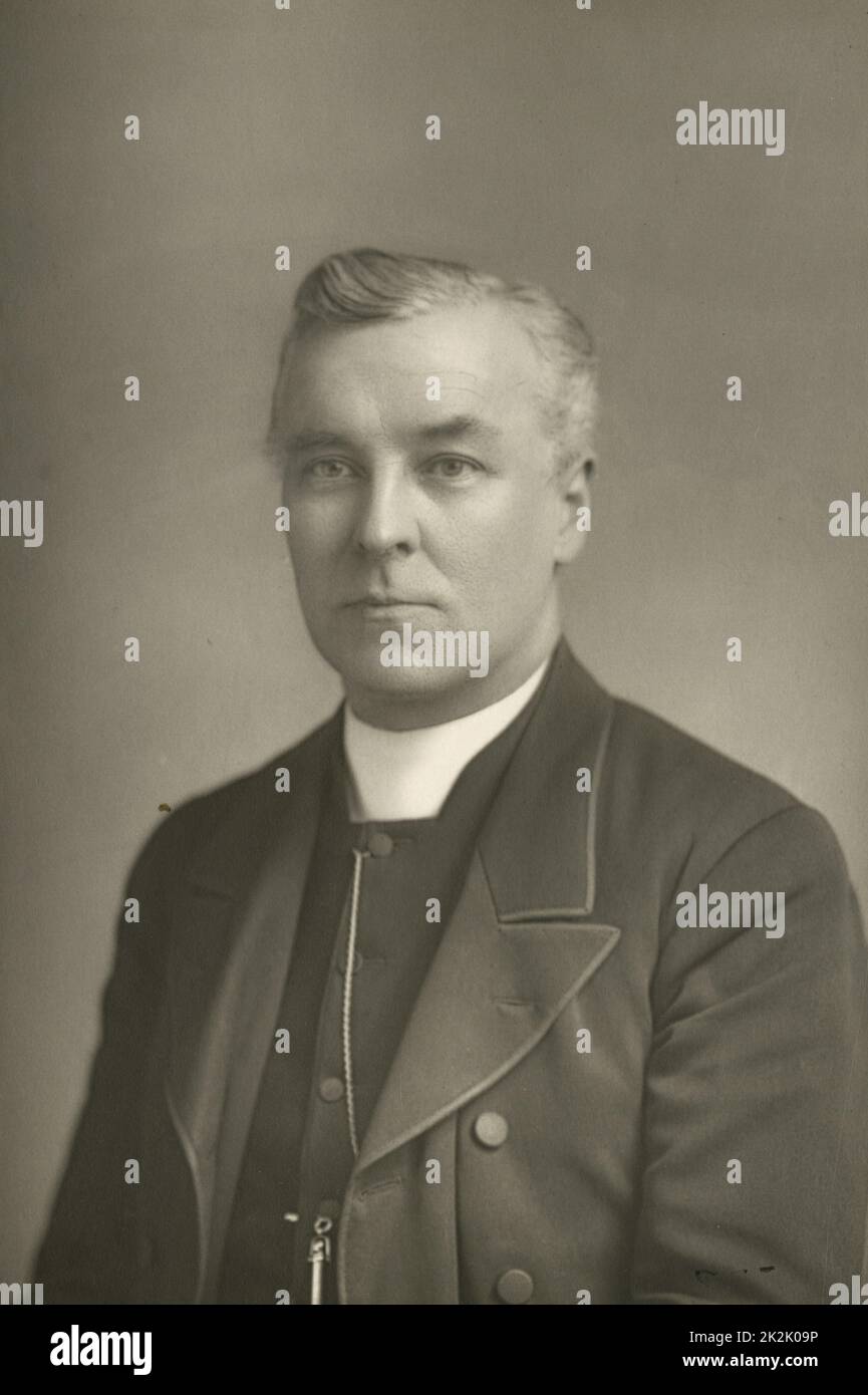 'James Fleming (1830-1908) English churchman, pictured c1890. A Canon of York Cathedral, he was a popular preacher and Chaplain to the British royal family.' Stock Photo