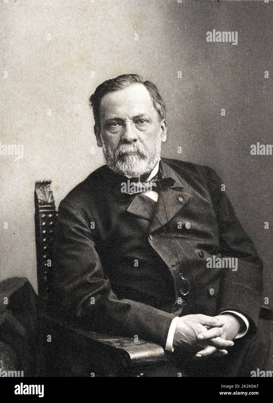 Louis Pasteur  (1822-1895) French chemist and microbiologist. Made remarkable advances in finding the cause and prevention of disease.  Developed vaccines for Rabies and Anthrax. Stock Photo