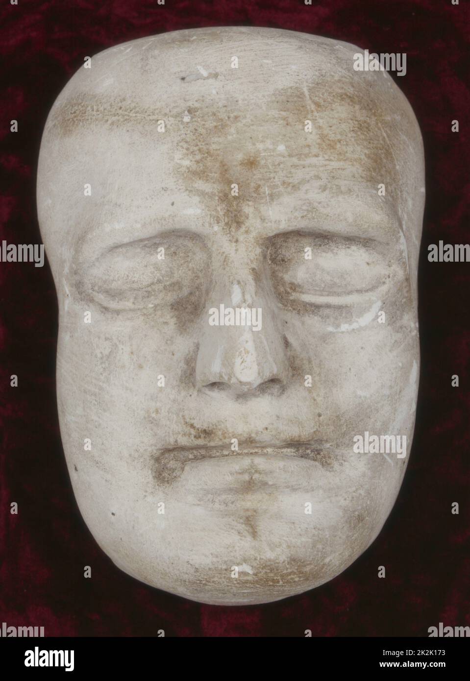 Napoleon I's death mask, made by docteur Arnott in May 1821 Scale model
