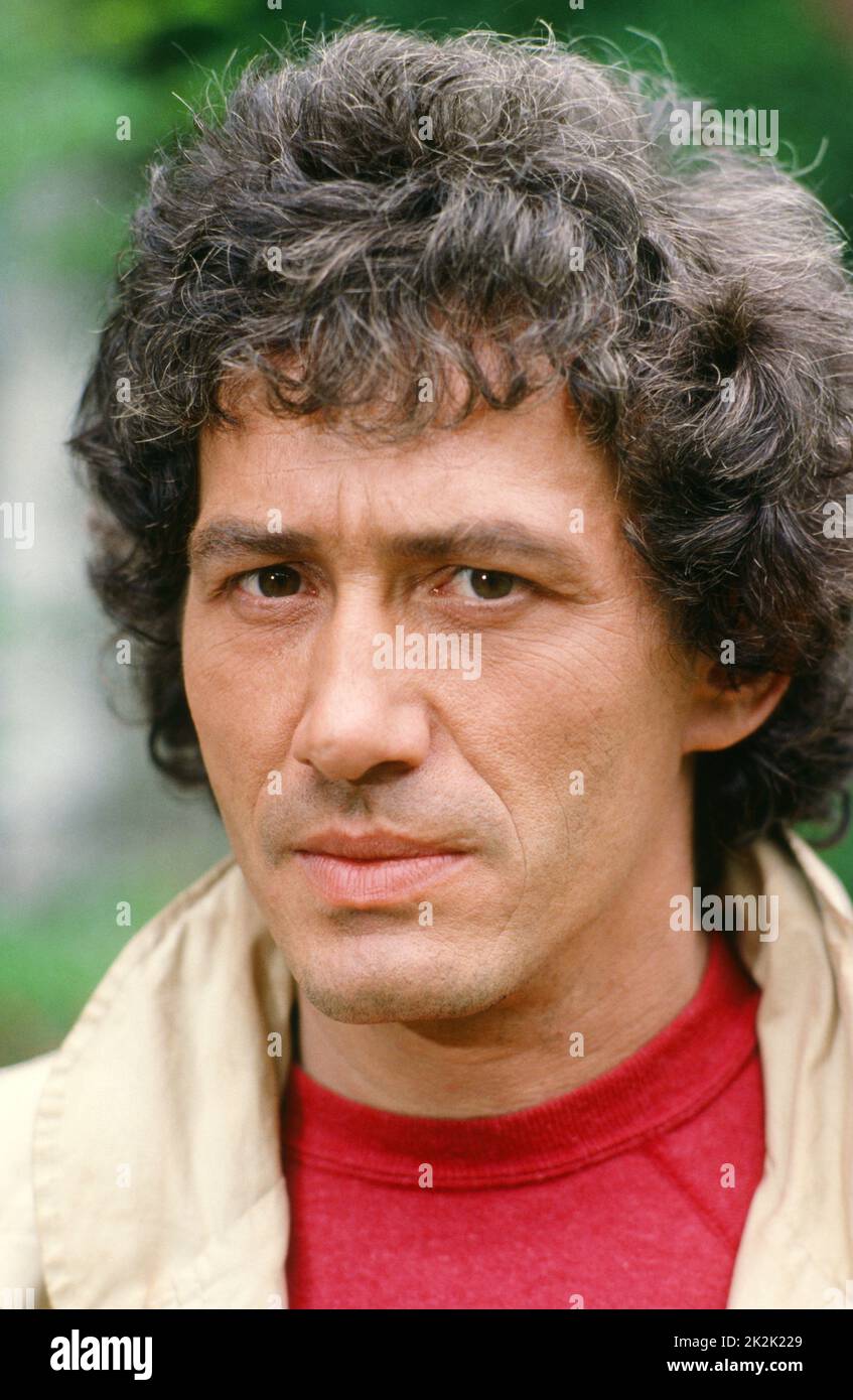 Portrait of JeanLuc Moreau, French director and actor. 1980 Stock
