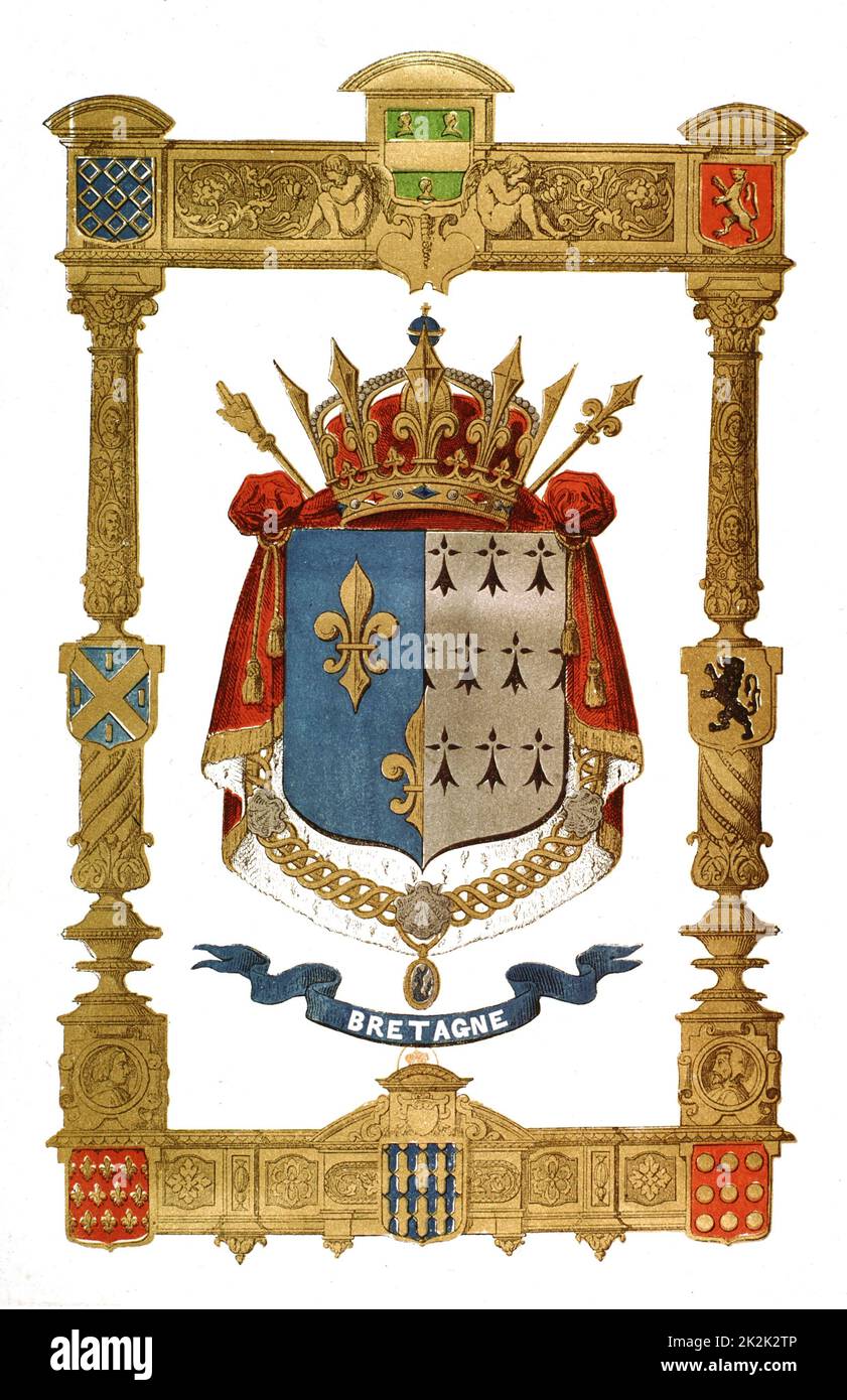 Heraldry coat arms france coat hi-res stock photography and images - Alamy