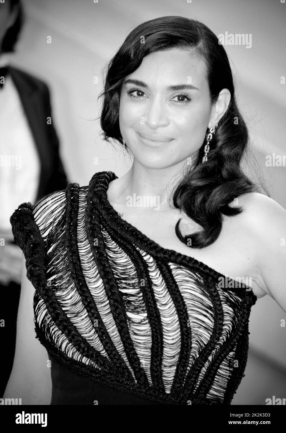 Camélia Jordana (dress by Givenchy) 'Elvis' Cannes Film Festival