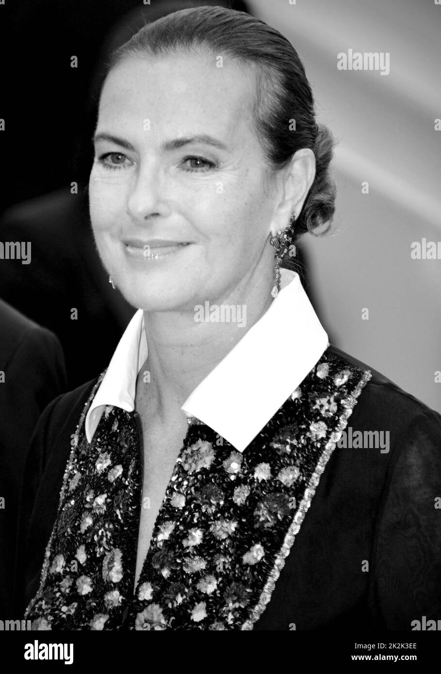 Carole Bouquet (dress and jewels by Chanel) 75th Cannes Film Festival: closing ceremony May 28, 2022 Stock Photo