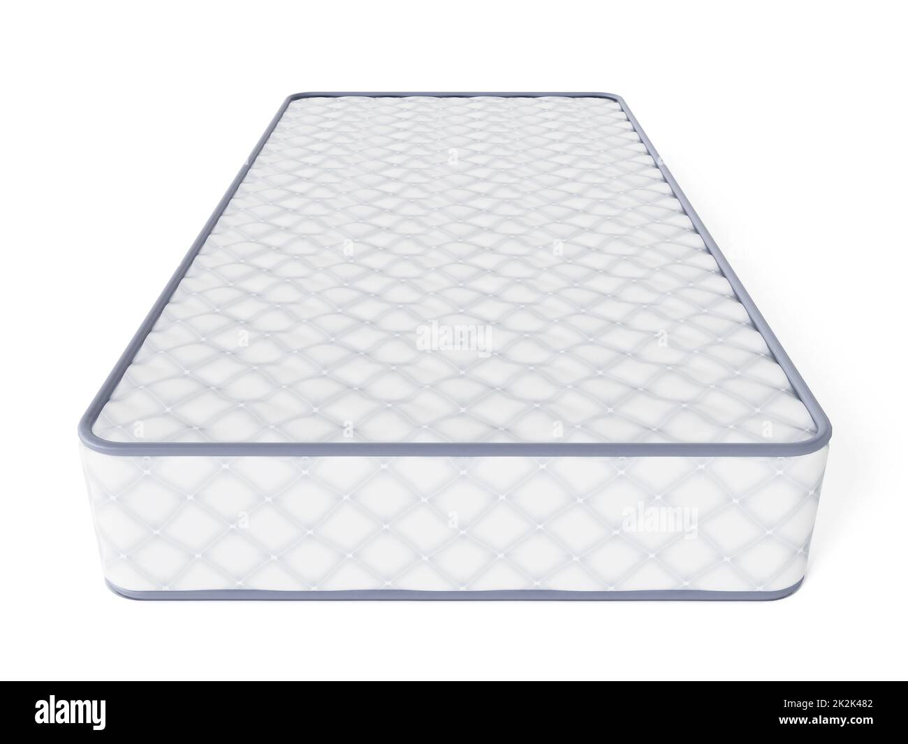 Mattress isolated on white background. 3D illustration Stock Photo - Alamy