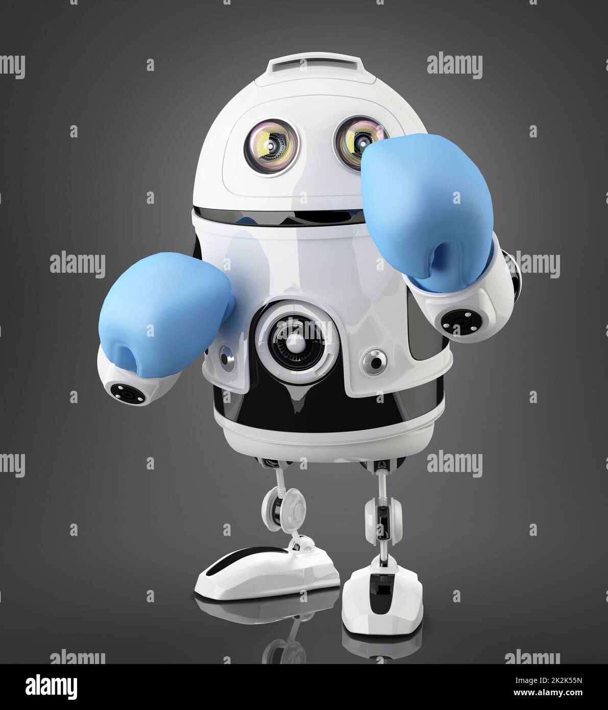 Blue robot hi-res stock photography and images - Alamy