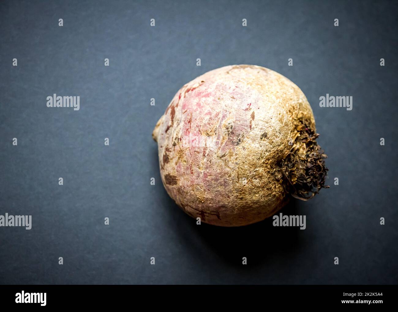 Beetroot on a black table background Stock Photo