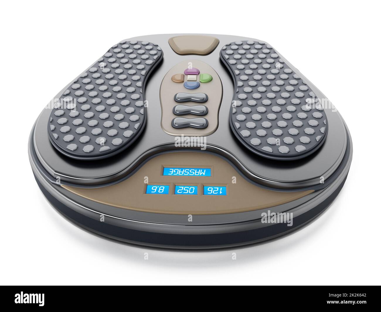 Foot massage machine isolated on white background. 3D illustration