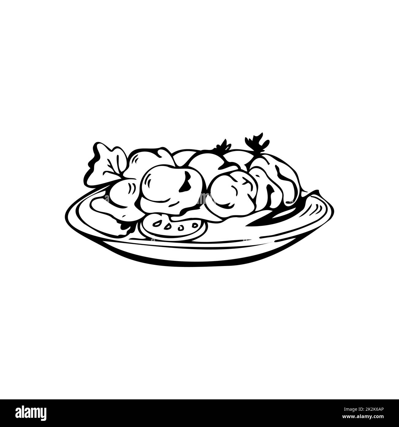 fruit salad clip art black and white