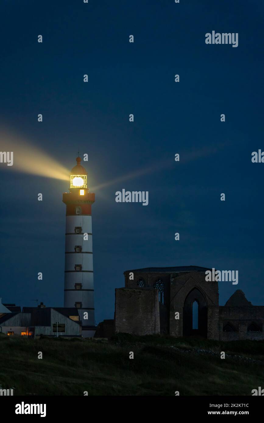 Saint-Mathieu Lighthouse, Pointe Saint-Mathieu in Plougonvelin ...