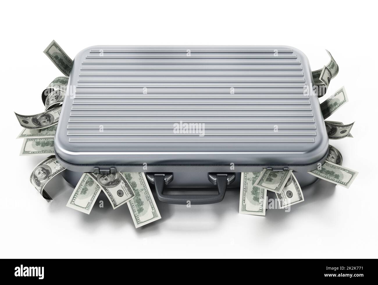 Briefcase full american dollars money hires stock photography and