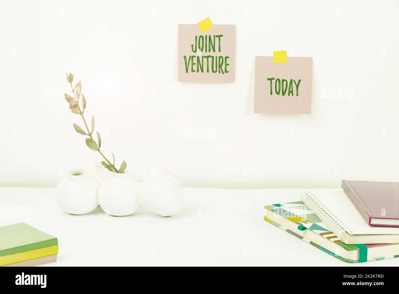 Conceptual caption Joint Venture. Business idea Collaboration Arrangement Parties Partnership