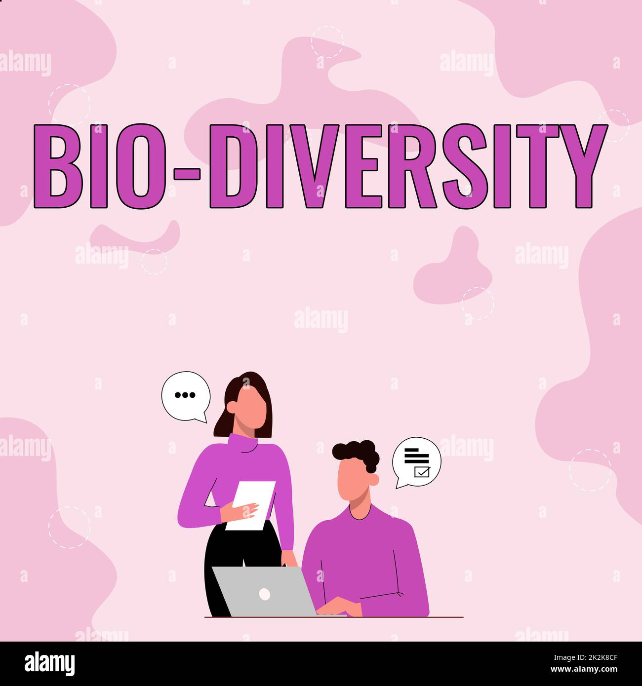 Text sign showing Bio Diversity. Business overview Variety of Life