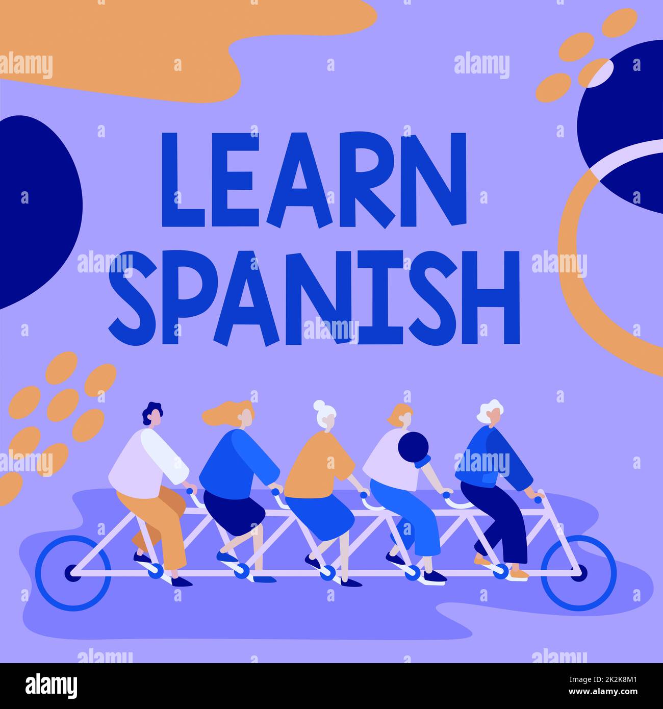 Text sign showing Learn Spanish. Business idea Translation Language in