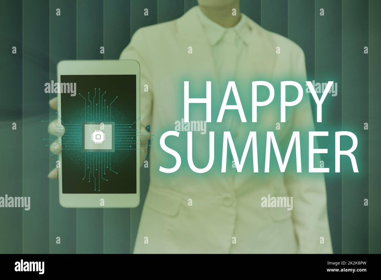 Inspiration showing sign Happy Summer. Business overview Beaches Sunshine Relaxation Warm Sunny