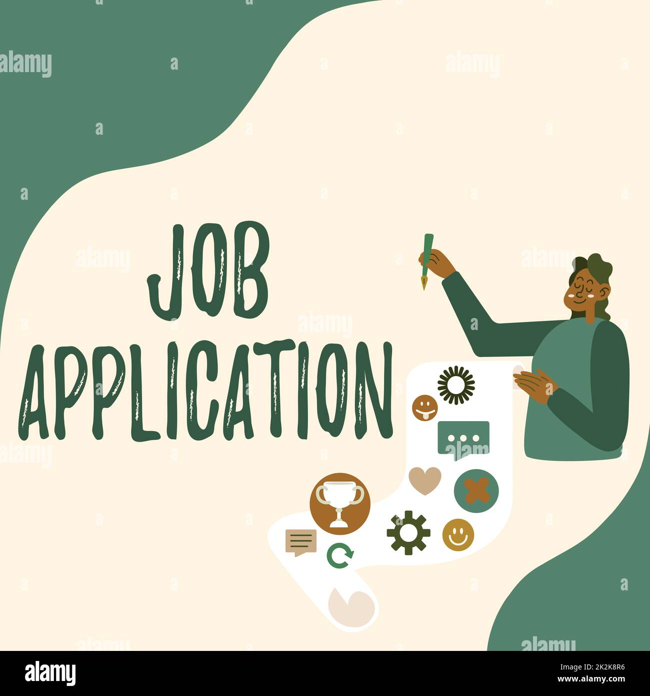 Text sign showing Job Application. Business showcase The standard ...