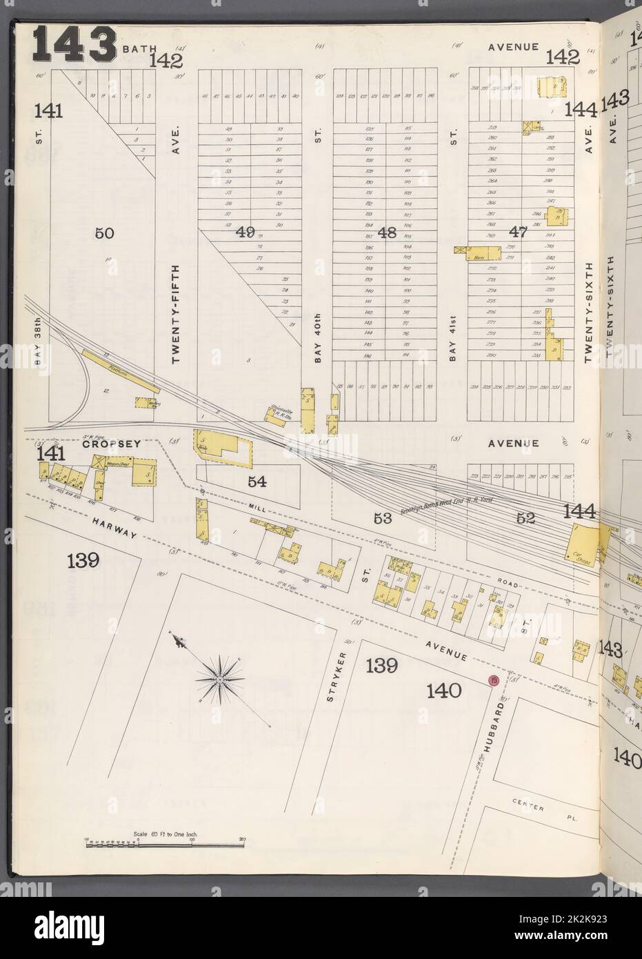 Map of bath new york hires stock photography and images Alamy