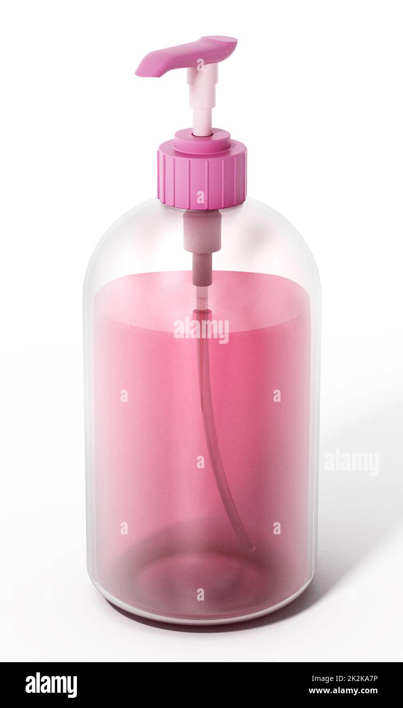 https://c8.alamy.com/comp/2K2KA7P/pink-and-clear-plastic-soap-bottle-isolated-on-white-background-3d-illustration-2K2KA7P.jpg