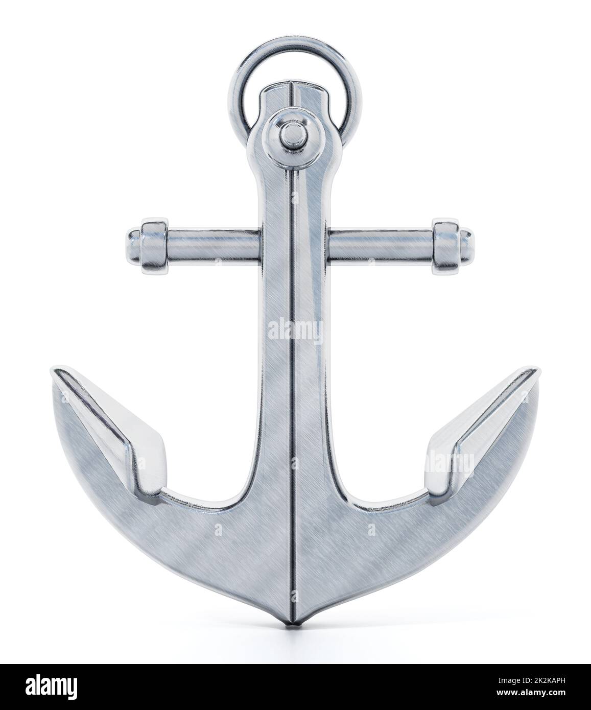 Anchor isolated on white background. 3D illustration Stock Photo - Alamy