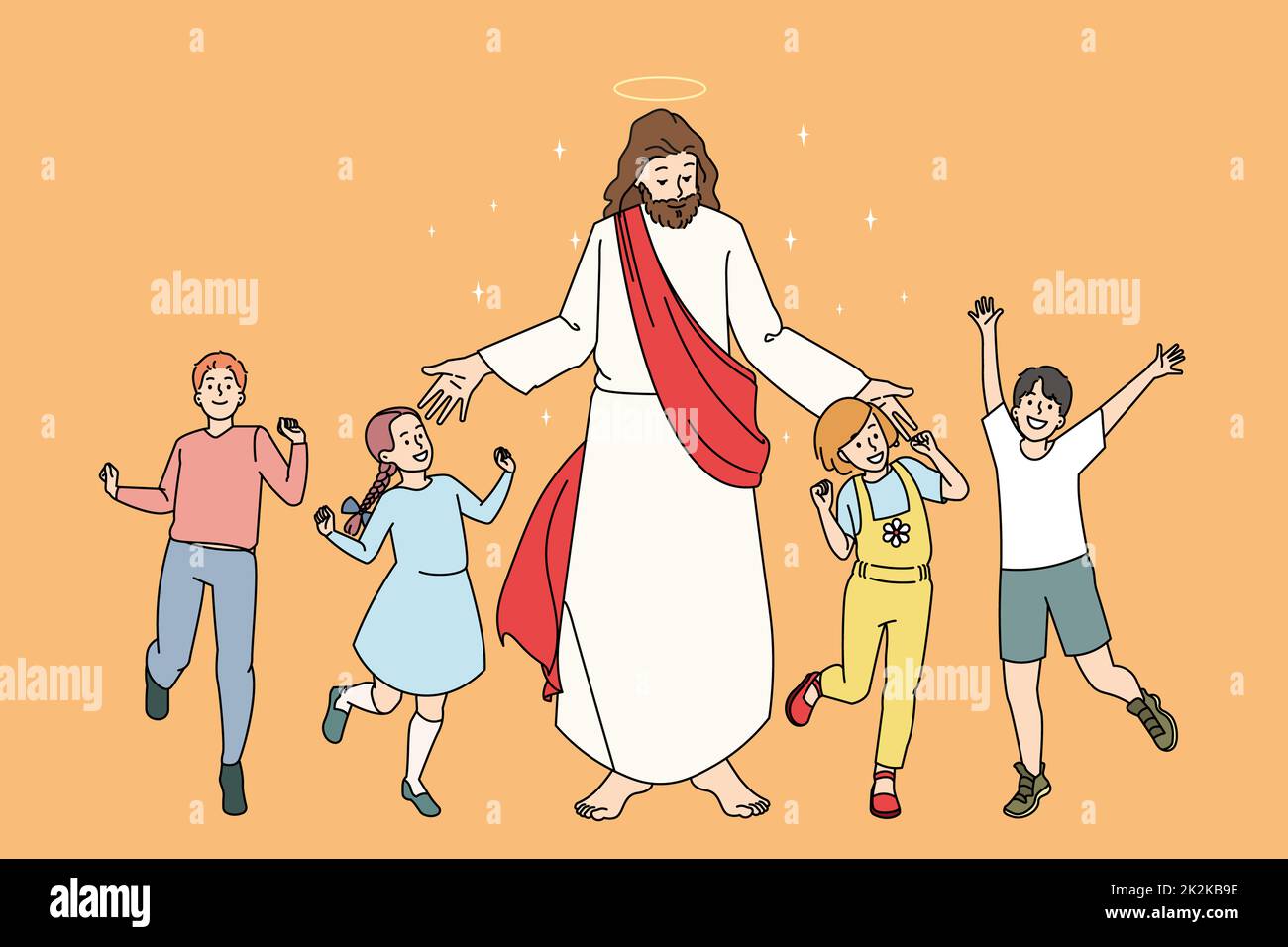 Jesus love kids hi-res stock photography and images - Alamy