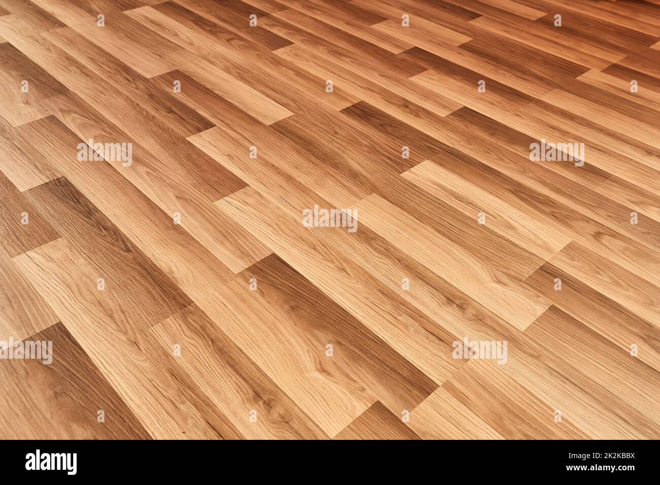 Parquet floor of a room Stock Photo
