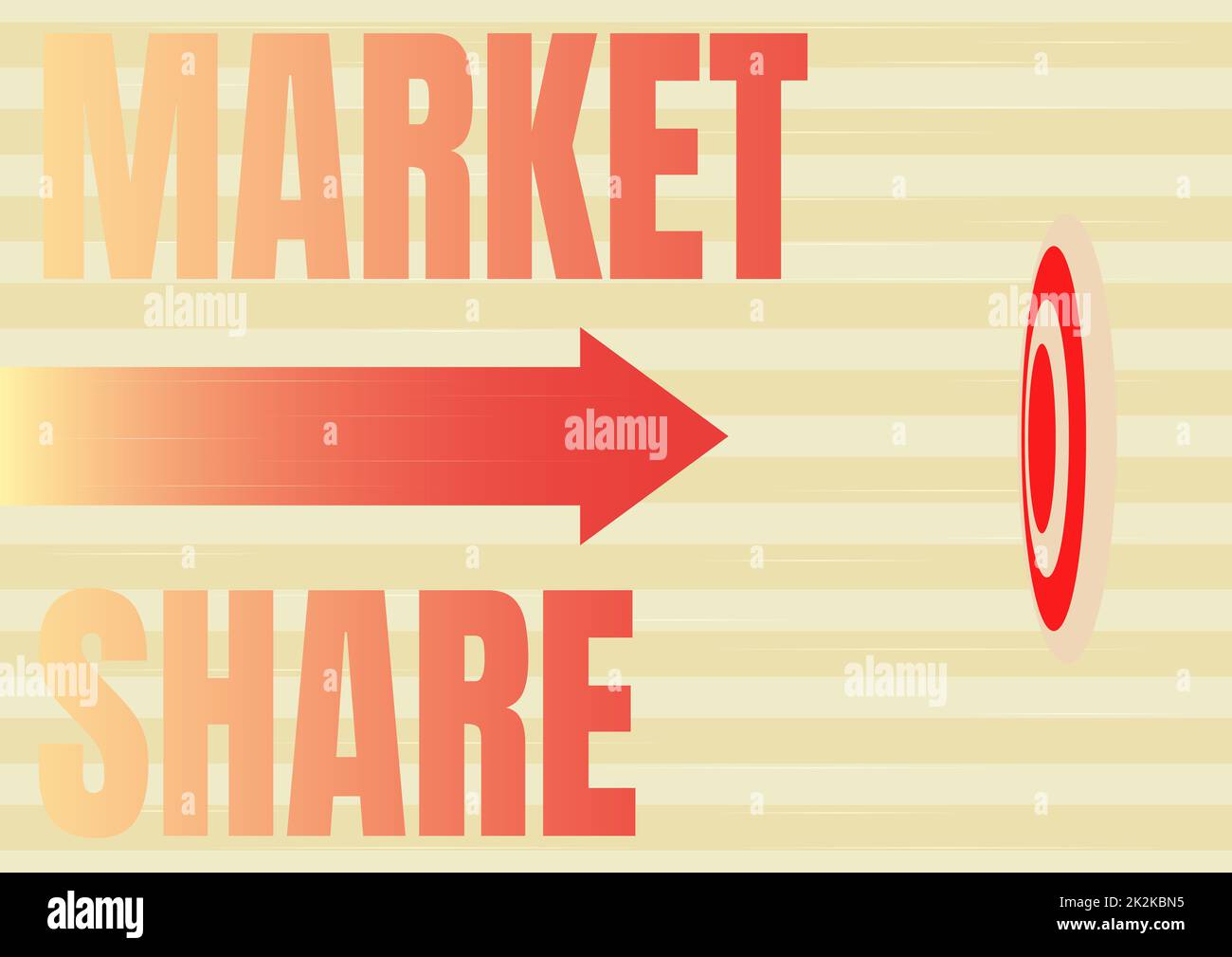 Inspiration showing sign Market Share. Business approach The portion of a market controlled by a particular company Arrow moving quickly towards aim target representing achieving goals. Stock Photo