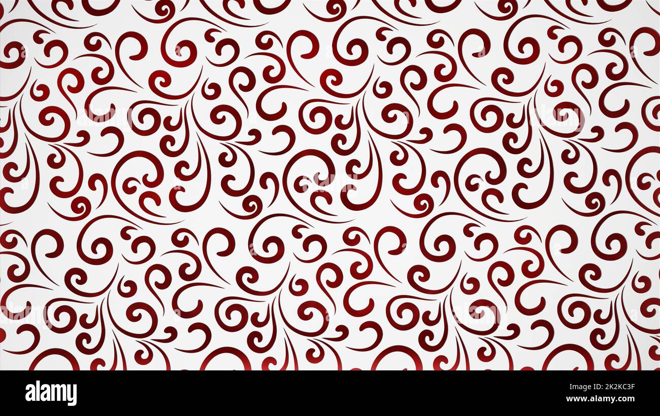 Red Flower Abstract Wallpaper