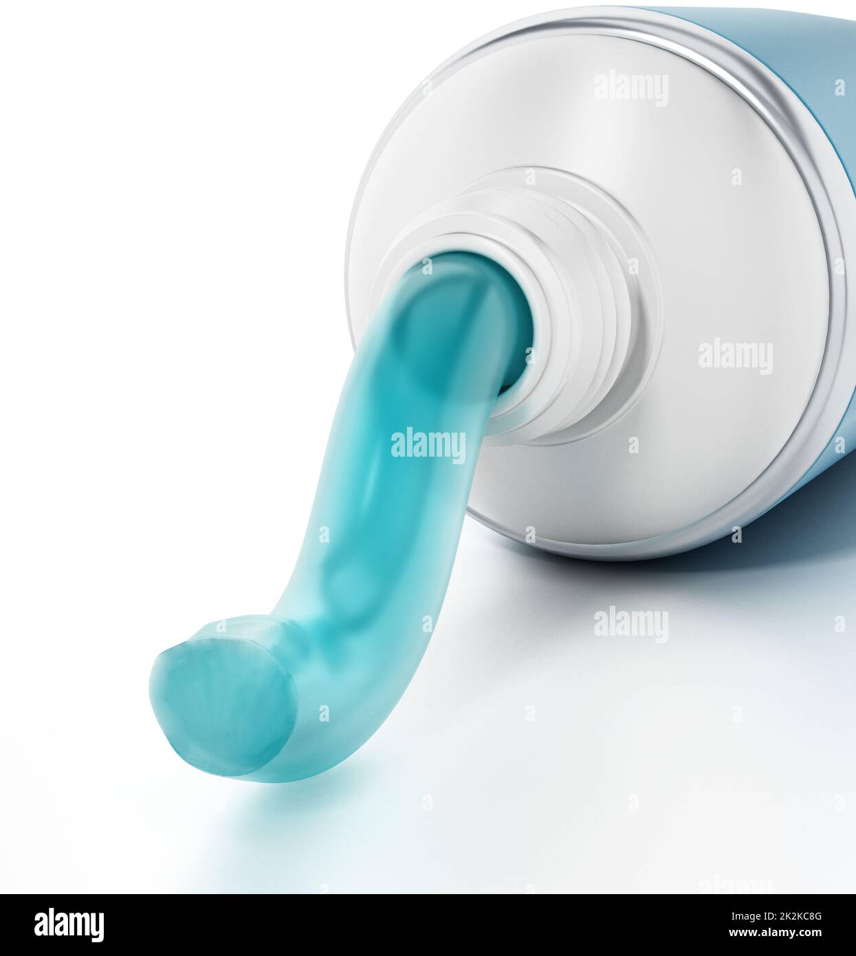 Toothpaste coming out of tube. 3D illustration Stock Photo Alamy