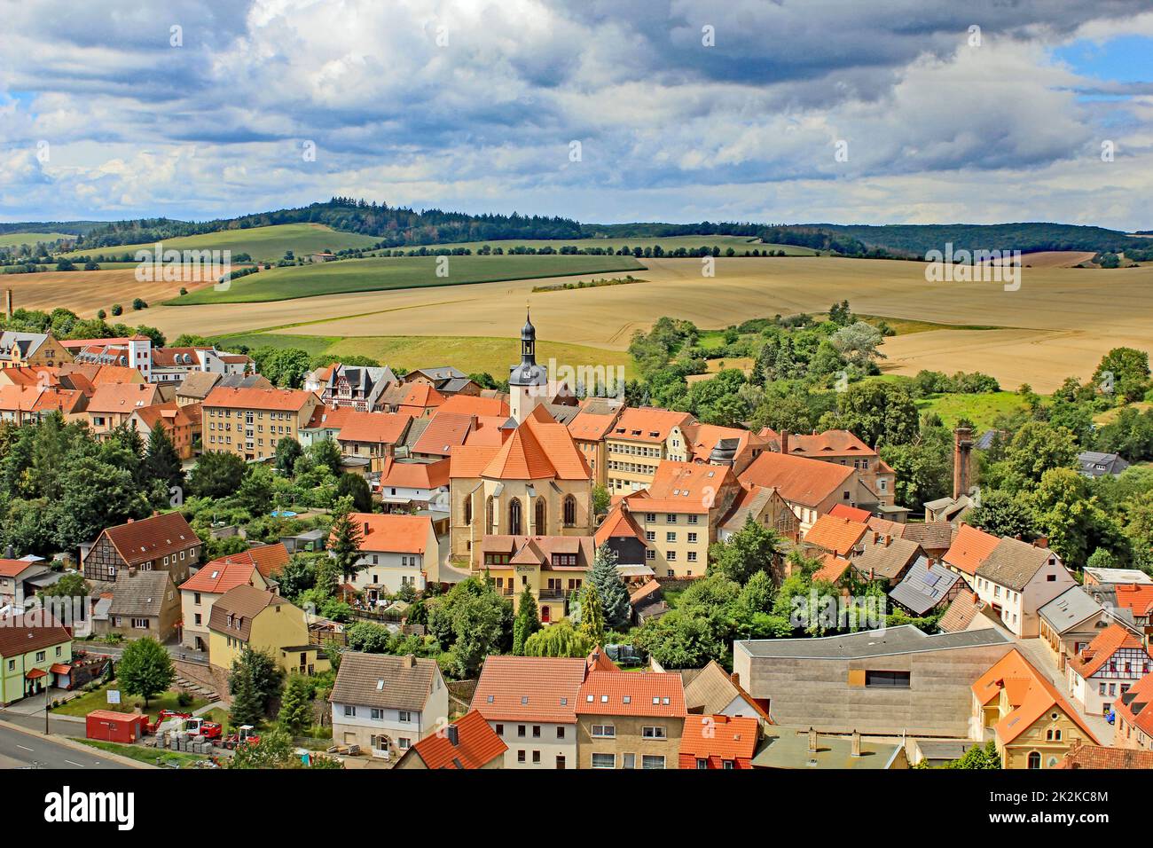 Mansfeld Altstadt mit St. (1397, SachsenAnhalt Stock