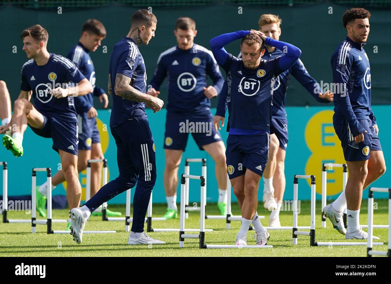 Scotland's Ryan Fraser during a training session at Oriam, Edinburgh. Picture date: Friday September 23, 2022. Stock Photo