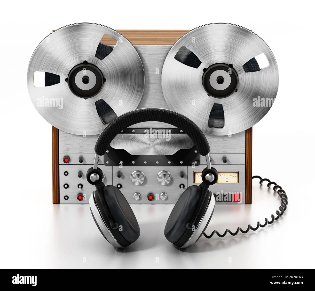https://c8.alamy.com/comp/2K2KF63/recording-machine-and-headphones-isolated-on-white-background-3d-illustration-2K2KF63.jpg