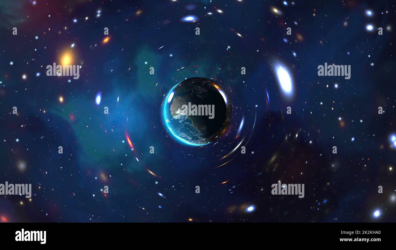 Planet Earth Seen From Space Stock Photo - Alamy
