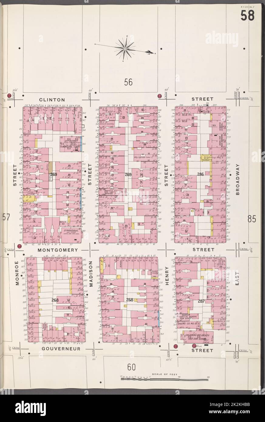 Map of gouverneur hires stock photography and images Alamy