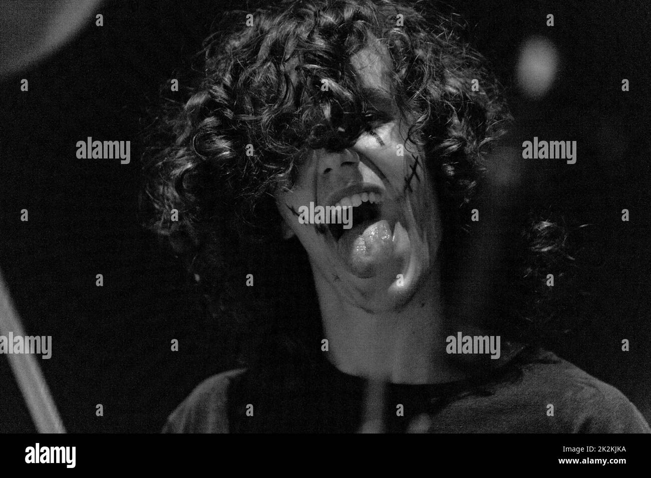 Rasta hair singer performing live on stage Stock Photo - Alamy