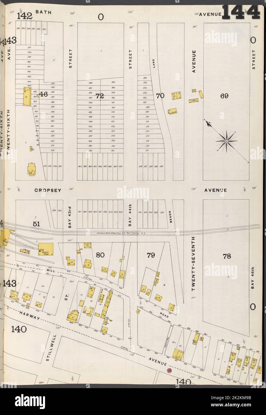 Map of bath new york hires stock photography and images Alamy