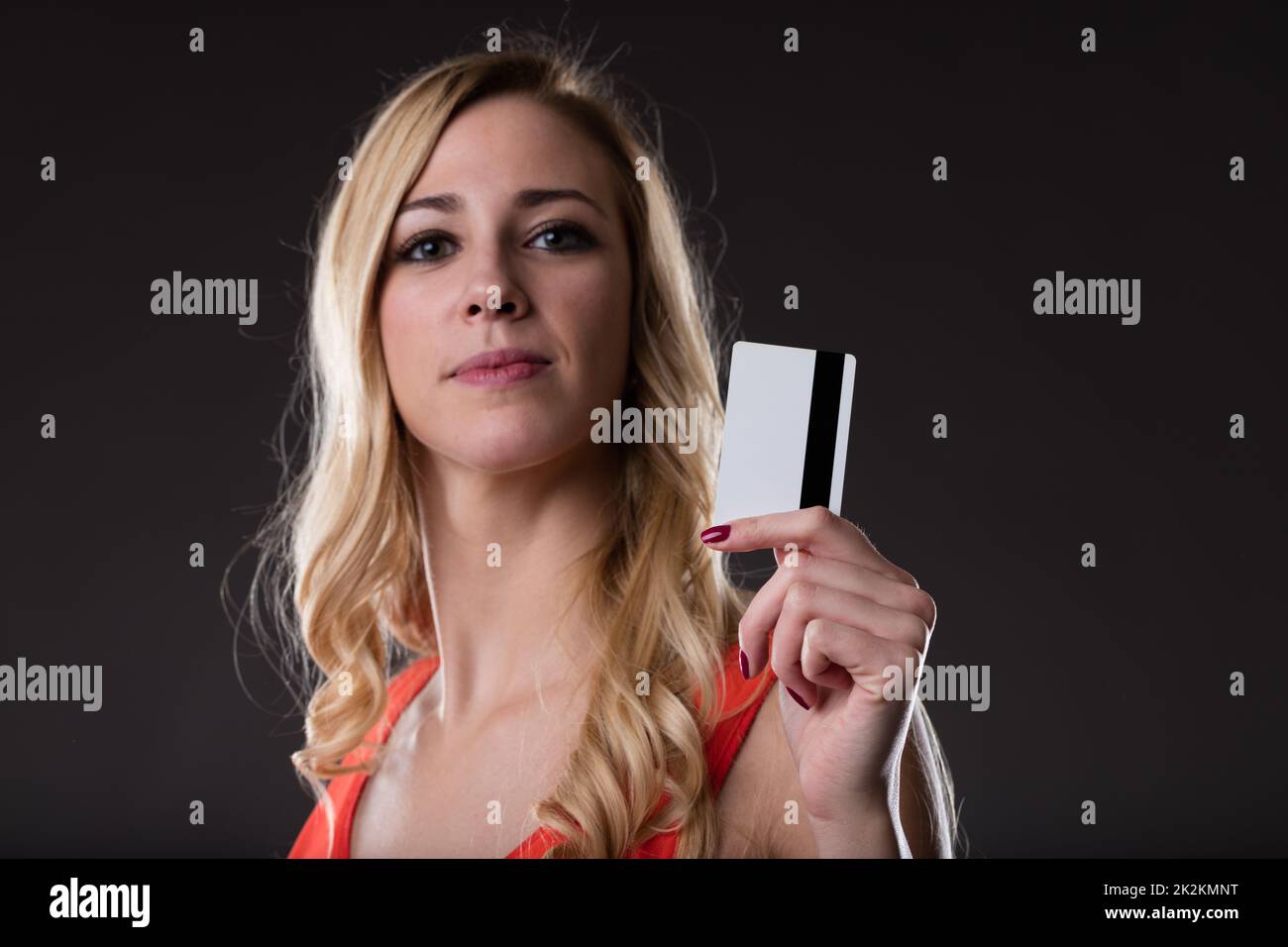 find out whose is this credit card Stock Photo