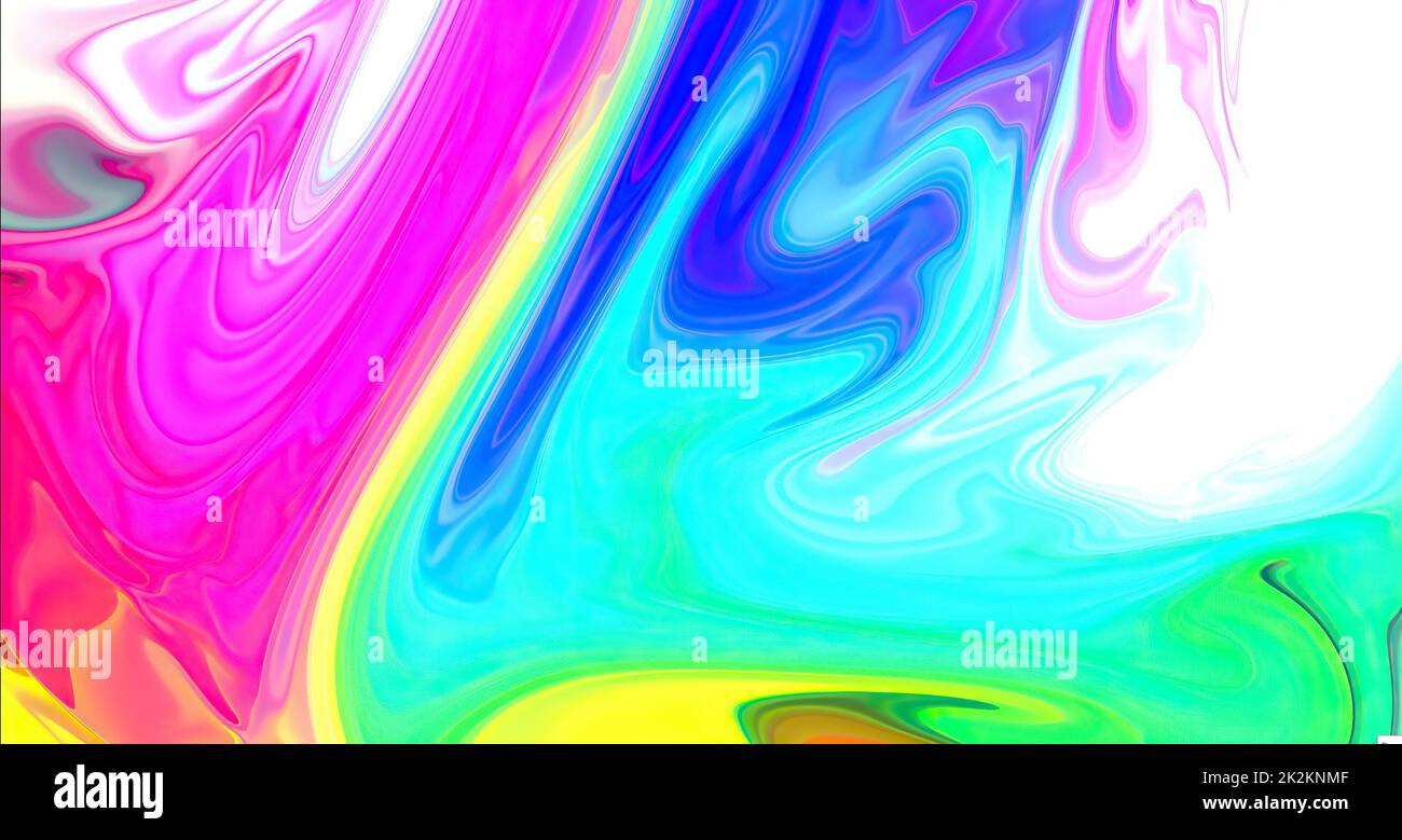 Colorful paint mix with gradient vivid colors Stock Photo Alamy