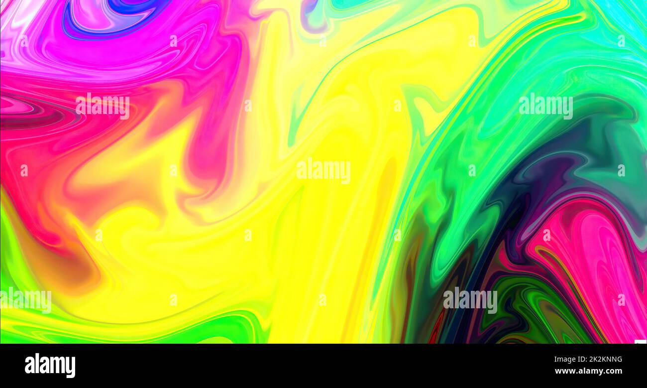 Colorful paint mix with gradient vivid colors Stock Photo Alamy